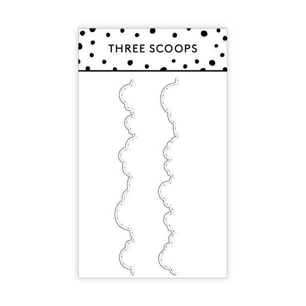 Three Scoops - Die - Skyer - 21 cm - TSCD0064