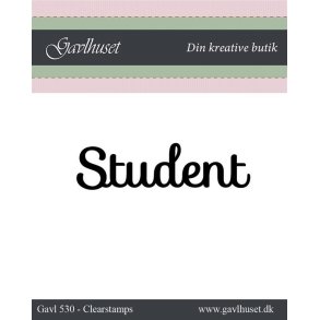 Gavlhusets Design - Stempel - Student