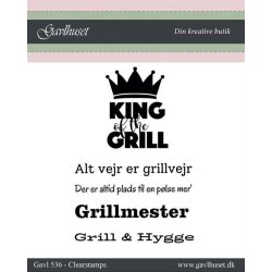 Gavlhusets Design - Stempel - Grillmester