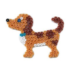 Hama - Stiftplade - Midi - Hund - 7,5x9,5cm