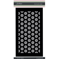 Gavlhusets Design - Stencil - Margueritter