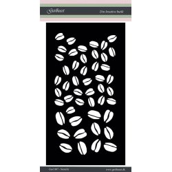 Gavlhusets Design - Stencil - Kaffebnner