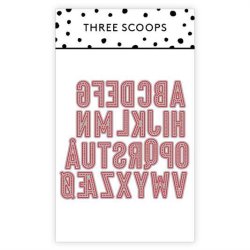Three Scoops - Die - Alfabet - TSCD0091