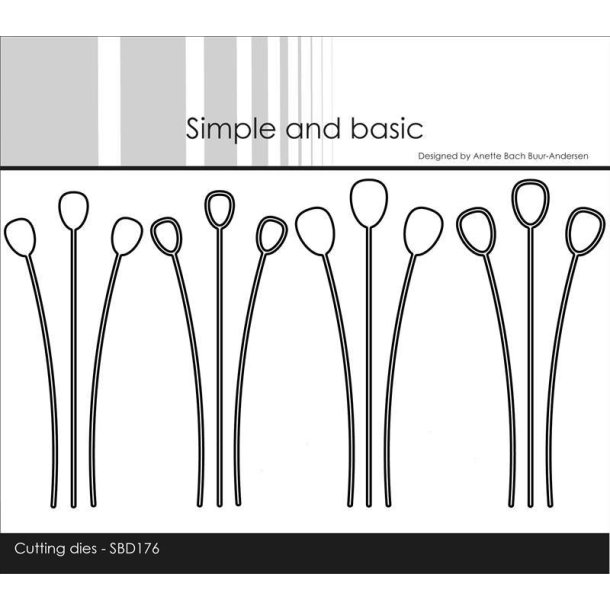 Simple and Basic - Die - Decorative Drop Branches - Grene m- drber