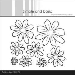 Simple and Basic - Die - Flowers / Blomster