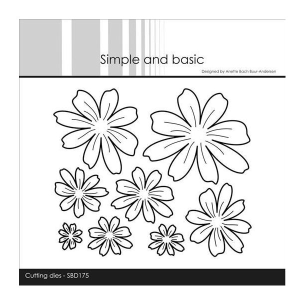 Simple and Basic - Die - Flowers / Blomster