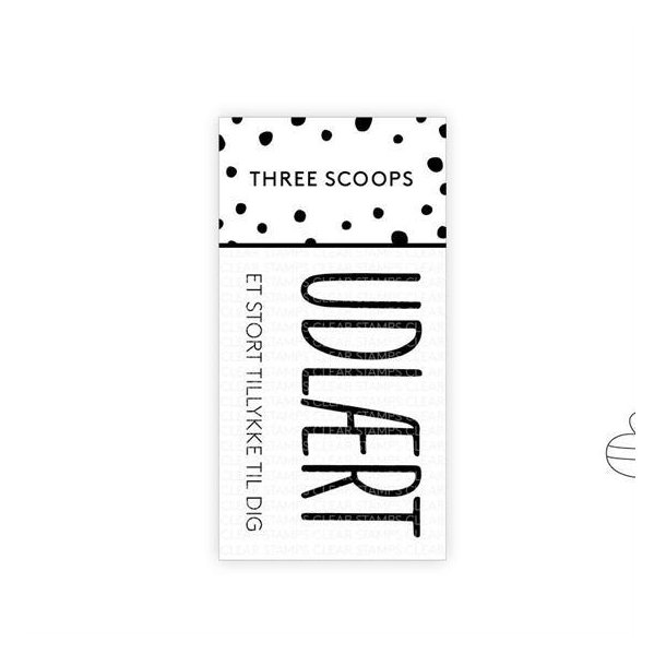 Three Scoops - Stempel - Udlrt - TSSL1129