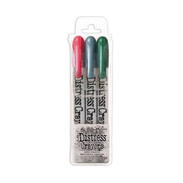 Tim Holtz - Distress Crayon Pearl Set - Holiday Set #1