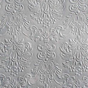 Elegance Middagsservietter - Silver - 15 stk.