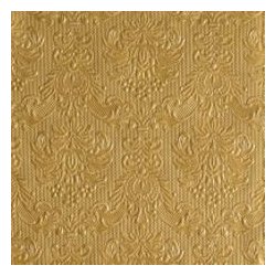 Elegance Middagsservietter - Gold - 15 stk.