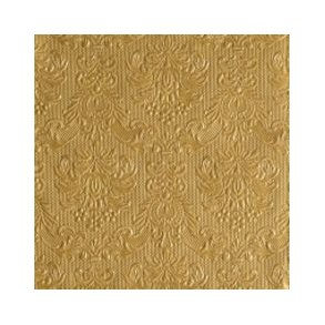 Elegance Middagsservietter - Gold - 15 stk.