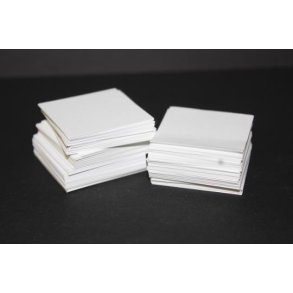 Karton Brikker / Pap Firkanter til Patchwork, 3,5x3,5 cm