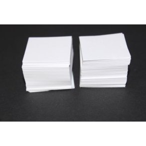 Karton Brikker / Pap Firkanter til Patchwork, 3x3 cm