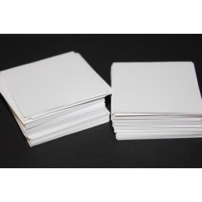 Karton Brikker / Pap Firkanter til Patchwork, 5x5 cm