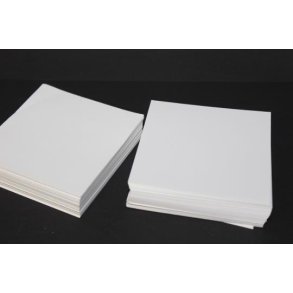 Karton Brikker / Pap Firkanter til Patchwork, 9x9 cm