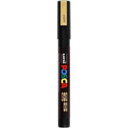 Posca marker Pc 3M, Gold, 0,9 - 1,3 mm spids