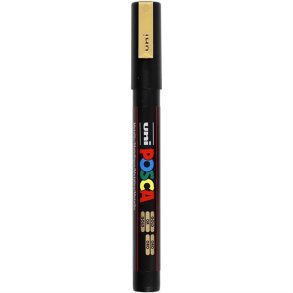 Posca marker Pc 3M, Gold, 0,9 - 1,3 mm spids