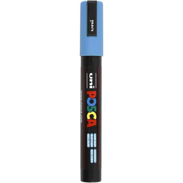 Posca Marker PC 5M Light Blue, 2,5 mm spids