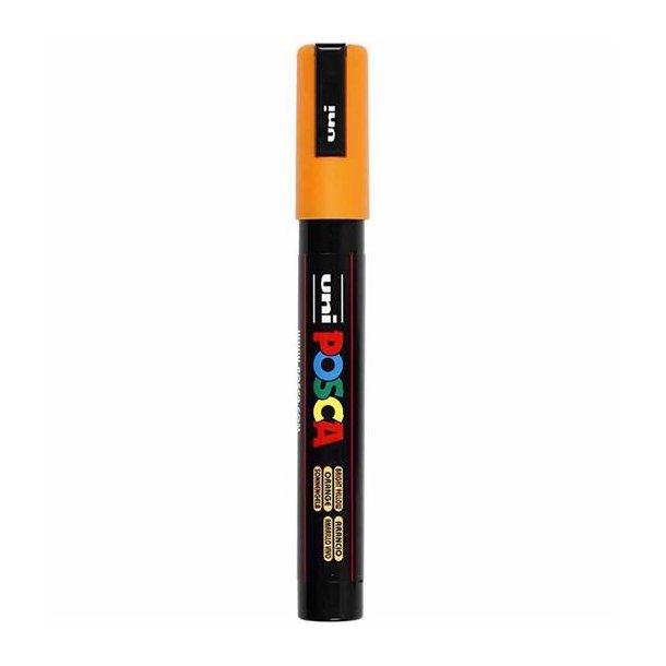 Posca Marker PC 5M Bright Yellow, 2,5 mm spids