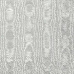 Ihr frokostservietter, Moiree - silver - 20 stk.