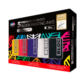 Zieler - Svrte til linoleumstryk - 5 farver - 50ml