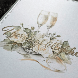 Simple and basic - Stempel - Hjerteligt Tillykke