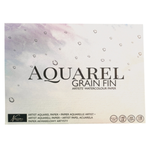 Akvarelblok - 24 x 32 cm - 18 ark - 300g