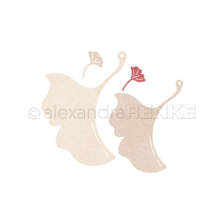 Alexandra Renke Die - Ginkgo leaves with eyelets