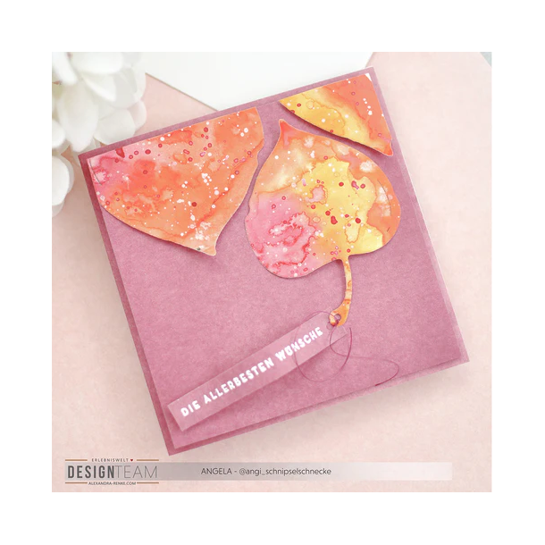 Alexandra Renke - Die - Lime leaves with eyelet