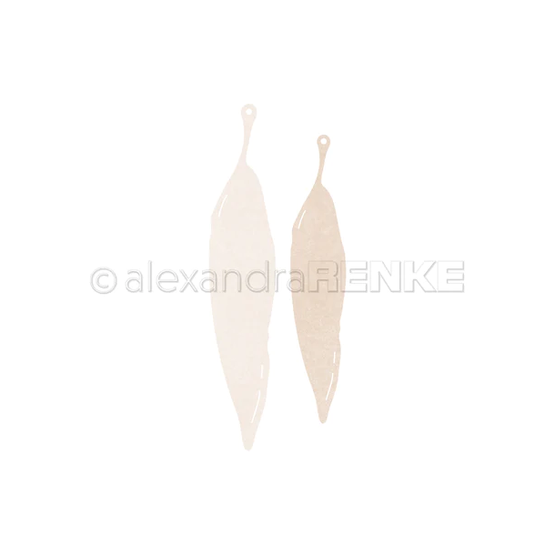 Alexandra Renke Die - Sweet Chestnut leaves eith eyelets