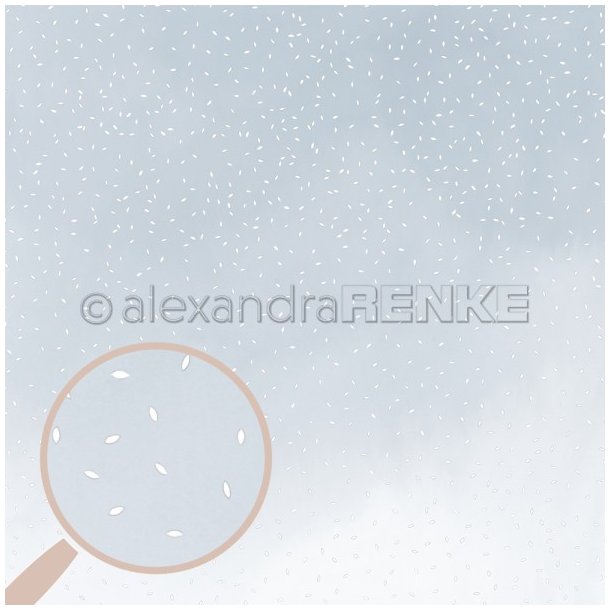 Alexandra Renke - Karton - Flurry petals Powder Blue