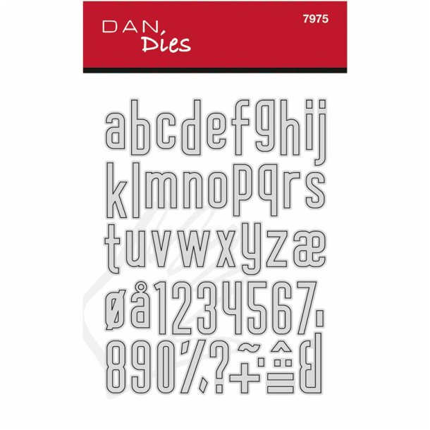 Dan Dies - Die - T-shirt Alfabet - Sm