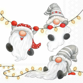 Ambiente - Frokostservietter - Gnom-nisser p lyskde