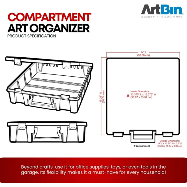 ArtBin Opbevaringskasse - Bl