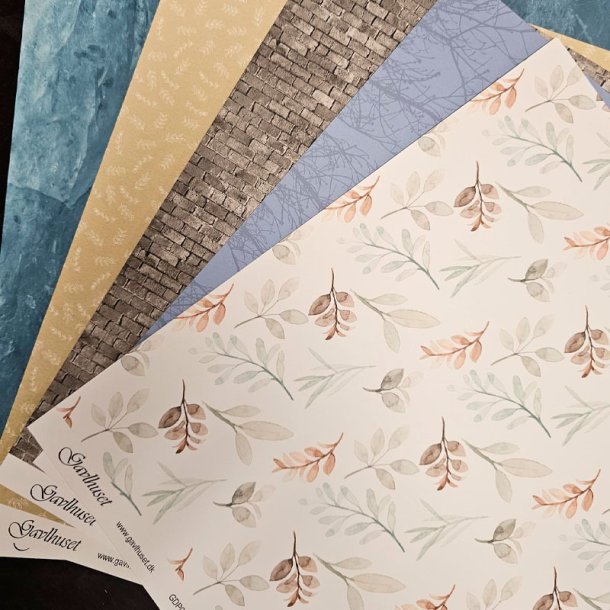 Gavlhusets Design - Papir - 10ark assorteret 