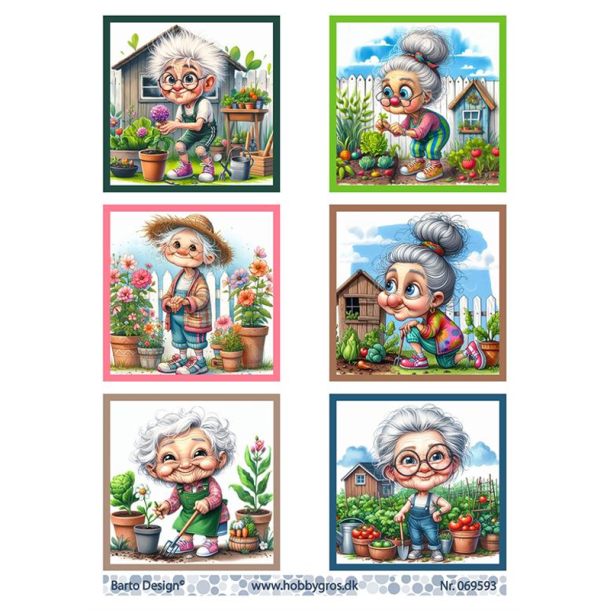 Barto Design - 3D ark - Bedstemor i haven