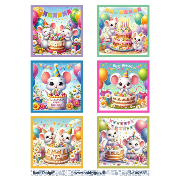 Barto Design - 3D ark - Festlige mus