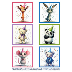 Barto Design - 3D ark - Nuttede festdyr