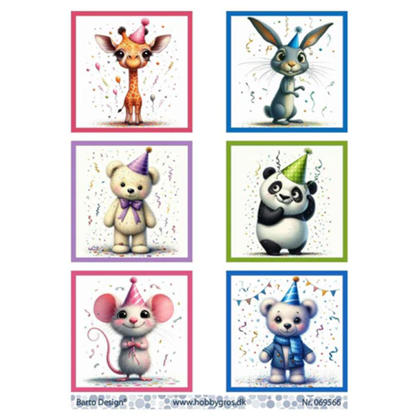 Barto Design - 3D ark - Nuttede festdyr