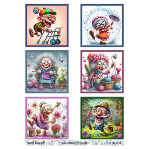 Barto Design - 3D ark - Sjove bedsteforldre