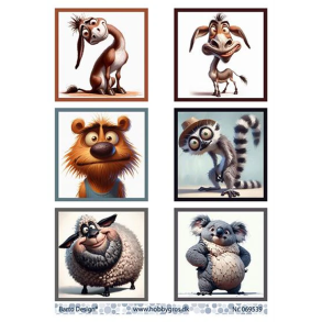 Barto Design - 3D ark - Sjove dyr