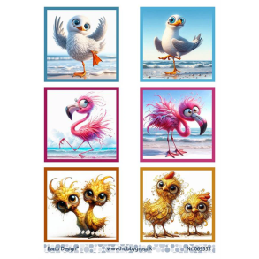 Barto Design - 3D ark - Sjove fugle