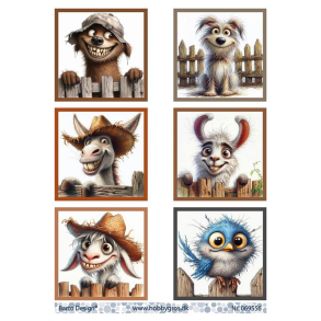 Barto Design - 3D ark - Skre dyr bag hegn