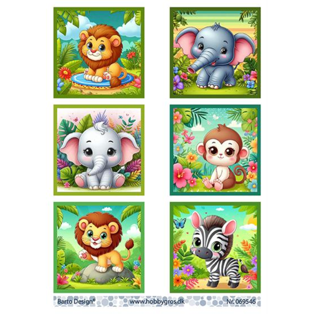 Barto Design - 3D ark  - Sde jungledyr