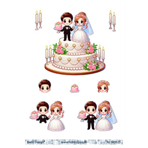 Barto Design - 3D ark - Bryllupskage