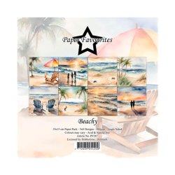 Paper Favourites - Blok 6" - Beachy / Strand