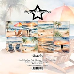 Paper Favourites - Blok 12" - Beachy / Strand