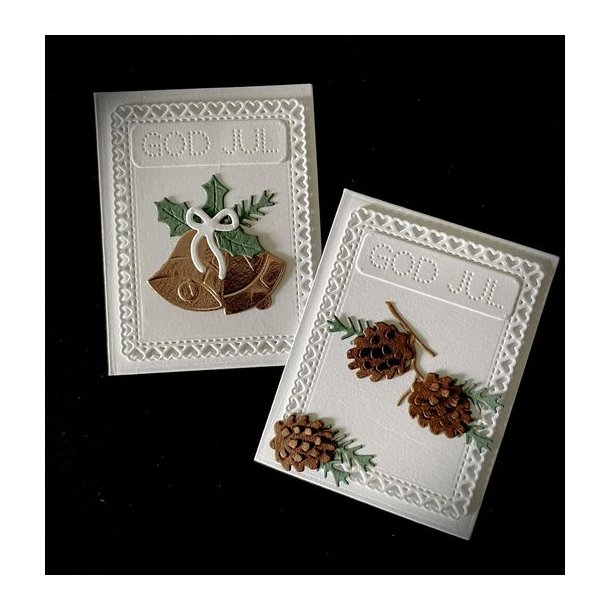 Gavlhusets Design - Die - Hjerteramme m. pynt