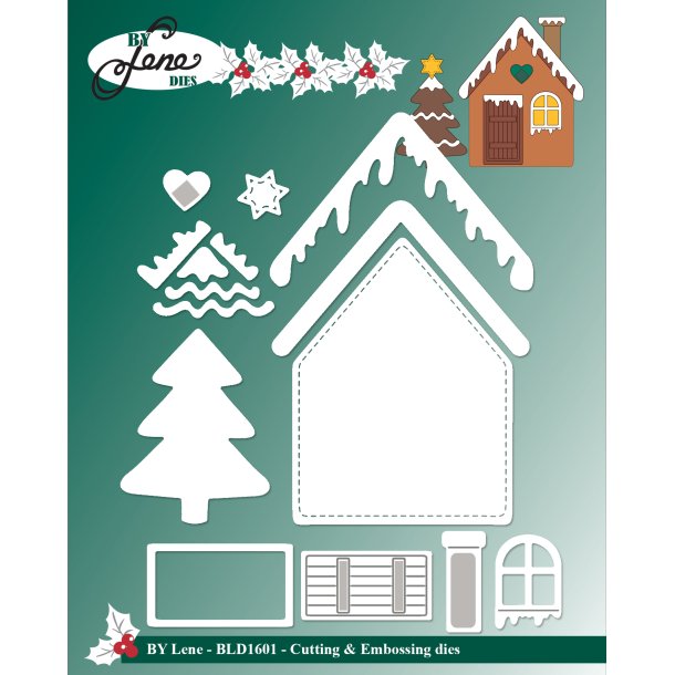 By Lene - Die - Gingerbread House - Kage hus