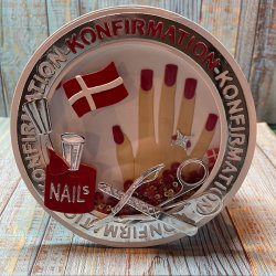 By Lene - Die - Konfirmationsramme